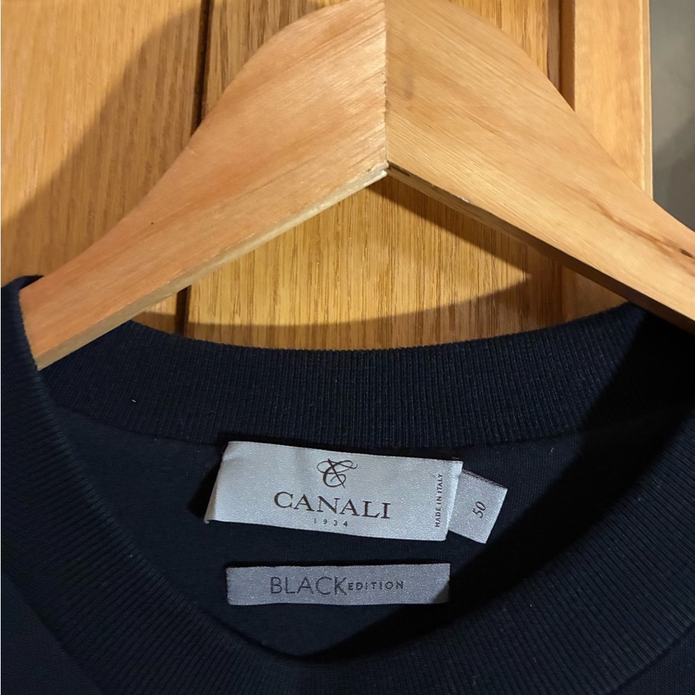 Cav Empt Black Crewneck with Red and White Patch - Picture 3 of 3